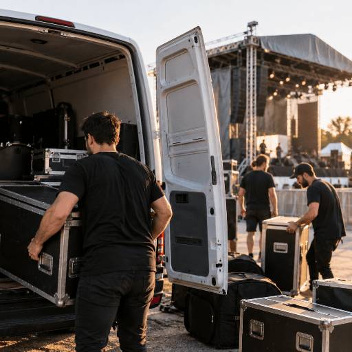 Alquiler de furgoneta para eventos, conciertos y festivales