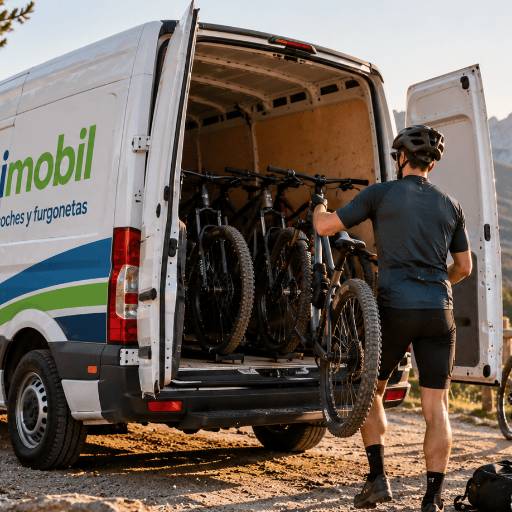 Alquiler de furgoneta para transportar bicicletas y motos